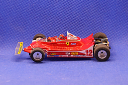 Slotcars66 Ferrari 312T4 1/32nd scale SRC slot car with Arco 3D chassis #12 G Villeneuve 